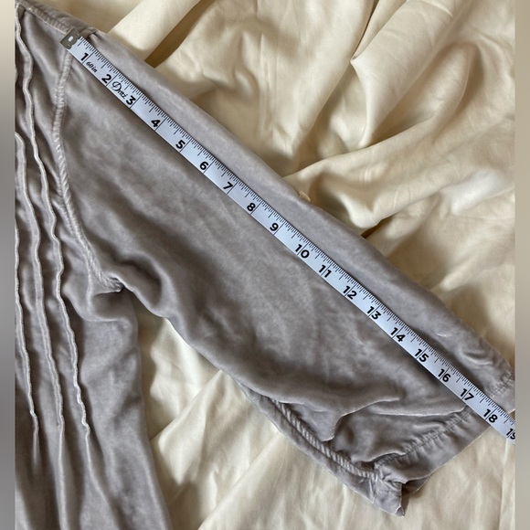 CP SHADES 🩶Silk & Rayon Silver Velvet Tunic Mini dress size Large made in USA - Picture 10 of 11